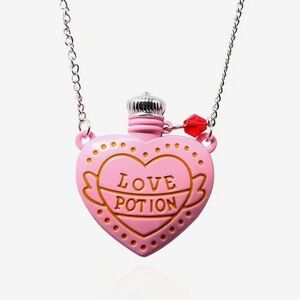 Pink Heart Love Potion Necklace